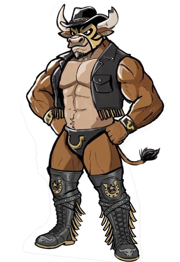 lowemond's tweet photo. Forajido
Le puse color a Forajido para que sepan como es.
Es un luchador de entre 27 a 29 años de 2 metros de altura
Empezó junto con Tiago a debutar en la lucha libre.
Había olvidado compartirlo también aquí en X. 
¿Qué les parece este rudo toro? ¿podrían aguantarle el ritmo? https://t.co/HyRmYVKNit