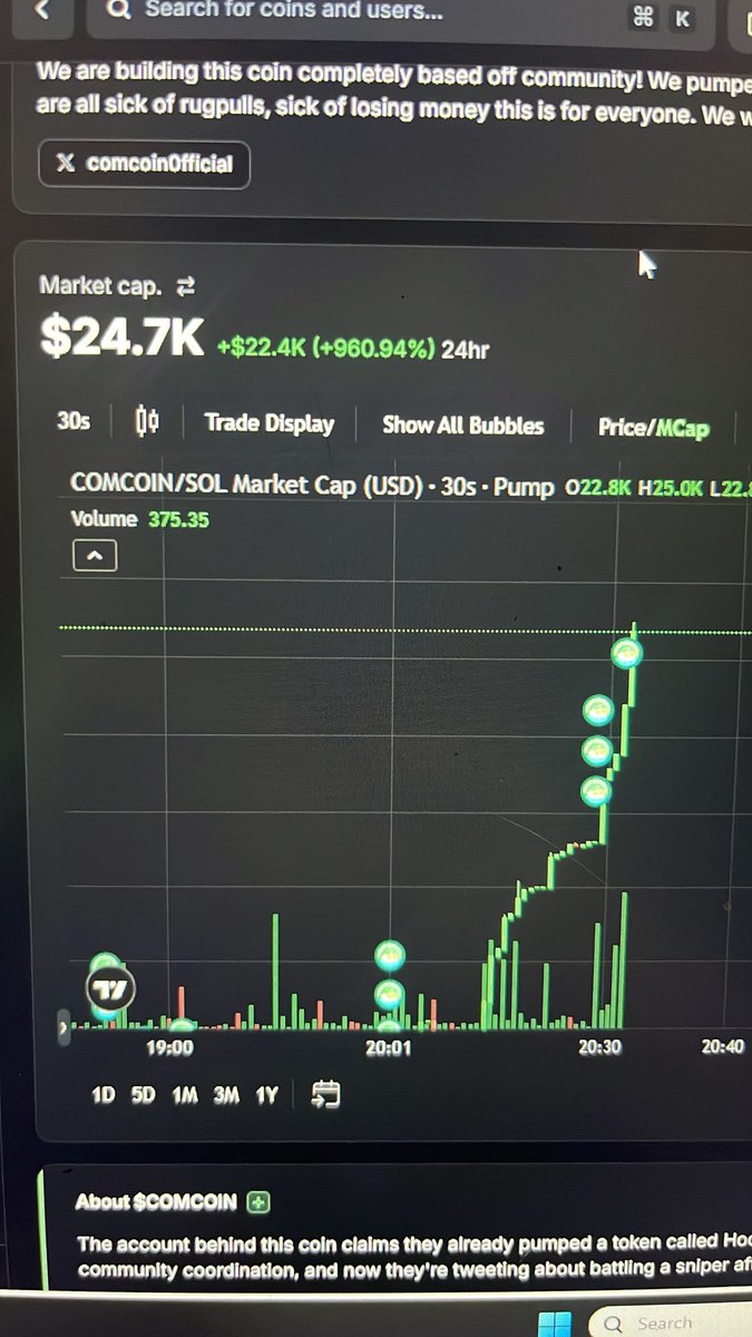 ComCoin0fficial's tweet photo. LETS GOOOOOOOOOO https://t.co/AdQhWol6mg