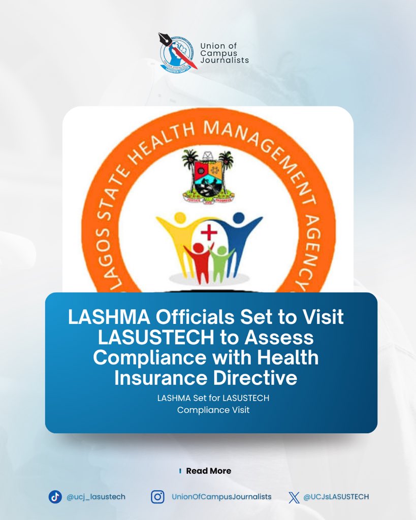 UCJsLASUSTECH's tweet photo. NEWS UPDATES FROM UCJ, LASUSTECH CHAPTER💙📝
You can access these news stories from the link in our bio: 
https://t.co/UrlqmMPvkB https://t.co/6VkrTjD98y