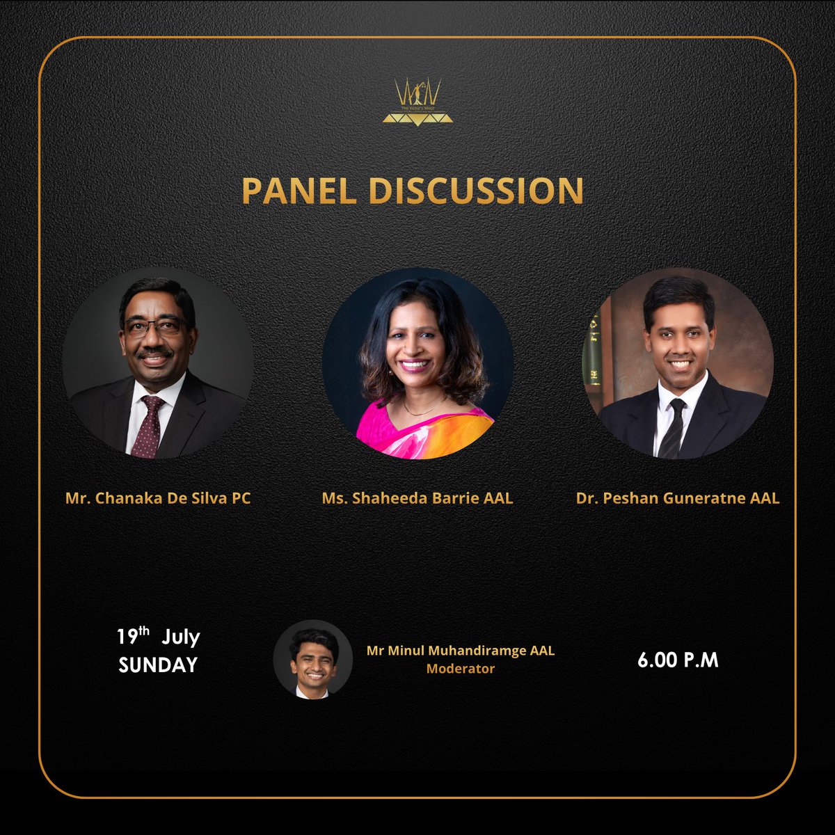 Victorsmoot's tweet photo. Join us for The 9th Victor's Moot Panel Discussion on "Arbitration in Troubled Trade Routes"

Featuring esteemed experts with extensive experience in arbitration, 
Hear insights from Mr.  Chanaka De Silva,PC , Ms. Shaheeda Barrie , and Dr. Peshan Guneratne 

#9thVictorsMoot https://t.co/vxJOppViOa