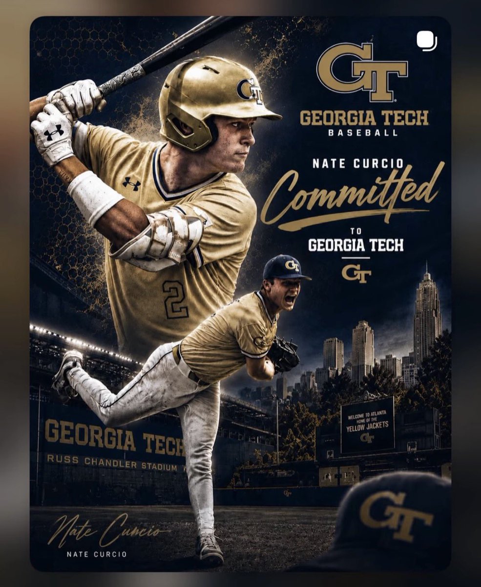 BravesScoutTeam's tweet photo. Congratulations to Nate Curcio-Braves Scout Team Sends Another Big Time Player to Georgia Tech @gdcbaseball @PBRGeorgia @Natecurcio1 @GeorgiaTech @ACCBaseball @baseballamerica @BravesScout16u @SmarTenseBsbl https://t.co/SxVAhsQwWA