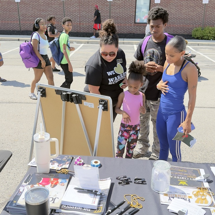 msdwarren's tweet photo. We had a great time today at New Beginnings connecting with families and our amazing community! Thank you to everyone who stopped by the Warren Township table to say hello, learn about our schools, and register for the 2026–2027 school year. #WarrenWill #PrideOfTheEastside https://t.co/XrFRbxfgng