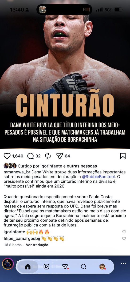 Paulo Costa tweet media