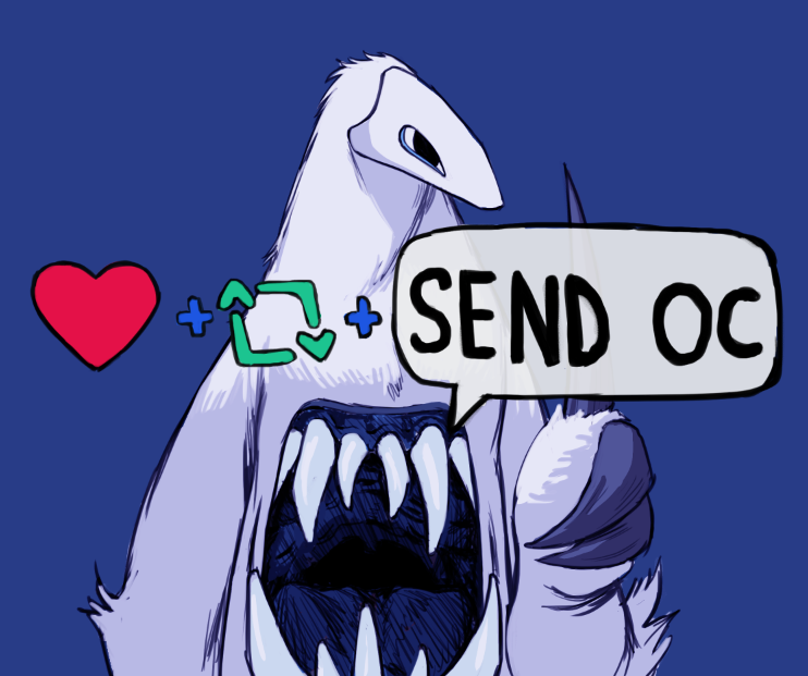 KakiMapin's tweet photo. Like, retweet and send your oc in the comments for me to draw them! 

I want to start to move this account and know some people, so feel free to talk about the character's lore too! 
(I won't do NSFW or furry) https://t.co/DVHhiPisII