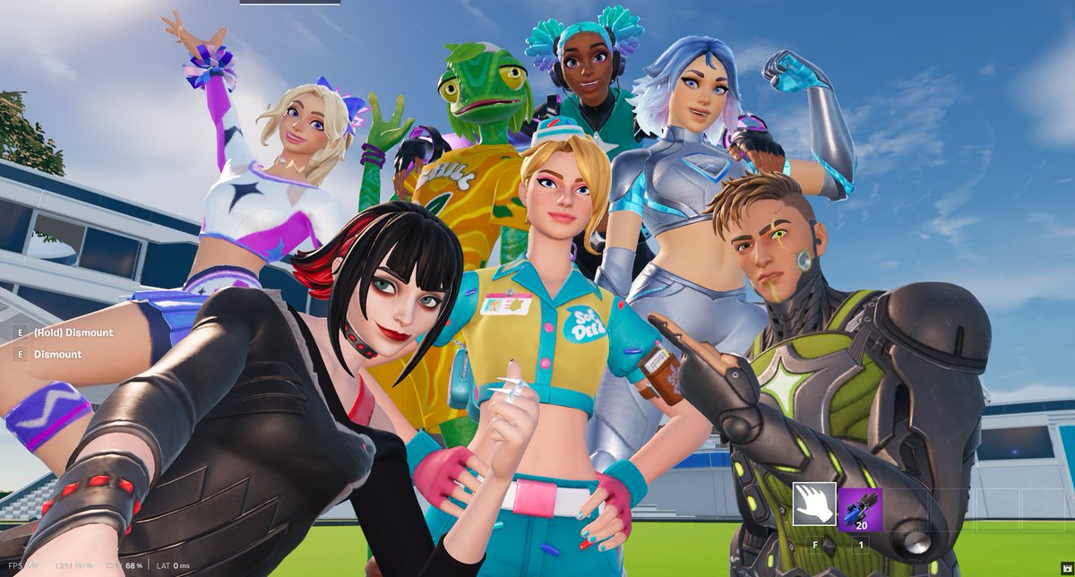 Ground_doom's tweet photo. The sweet treat trio 🍓🫧🍦with the Supernovas ✨️ #Fortnite #Fortniteart #Fortography #Supernovas https://t.co/BLmJaPoQO0