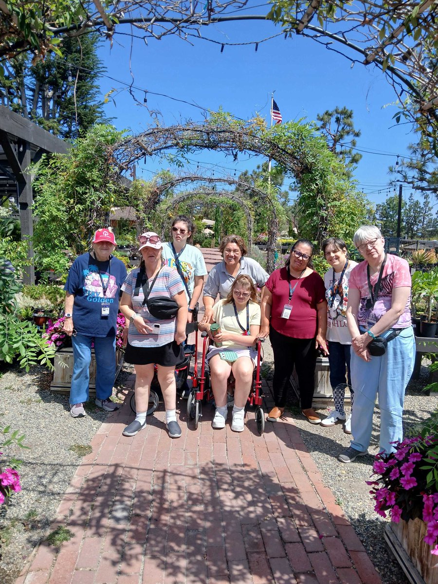 dreamsirvine's tweet photo. Enjoying a fun summer day at @Rogersgarden πΌ
.
.
.
#dreamsirvine #community #outings #dayprogram #summerfun https://t.co/rXIu5Qwc9a