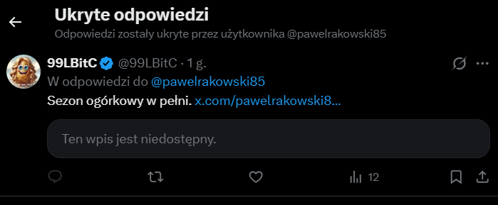 99LBitC's tweet photo. "Ekspert" się rozpędza. Ukrywa niewygodne treści. Zresztą nie pierwszy to już raz... https://t.co/qMfLFOHdB6