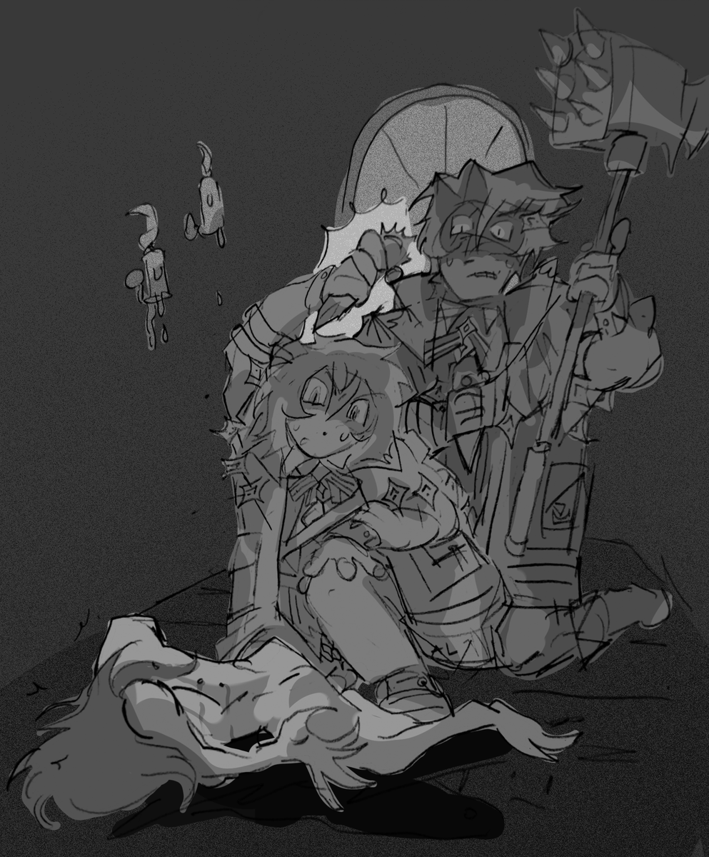frebbiekillsyou's tweet photo. fanghunt heathdon doodle! https://t.co/P6jV9jqToh