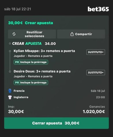 ThomasJordfd's tweet photo. France vs England B. Do I need to say anything??

👇In the aforementioned, they pay us at 16.00 odds that Spain wins the World Cup🤯🇪🇸 https://t.co/YpmVrOemfI