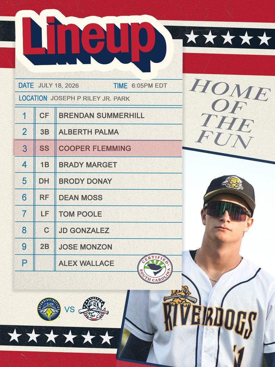 Charleston RiverDogs tweet media