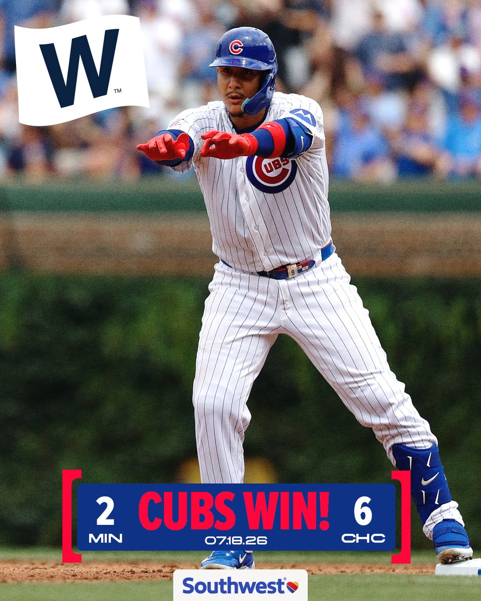 Cubs's tweet photo. It was a great day at @ofcwrigleyfield. 🙂‍↔️ https://t.co/OLflol8VIG