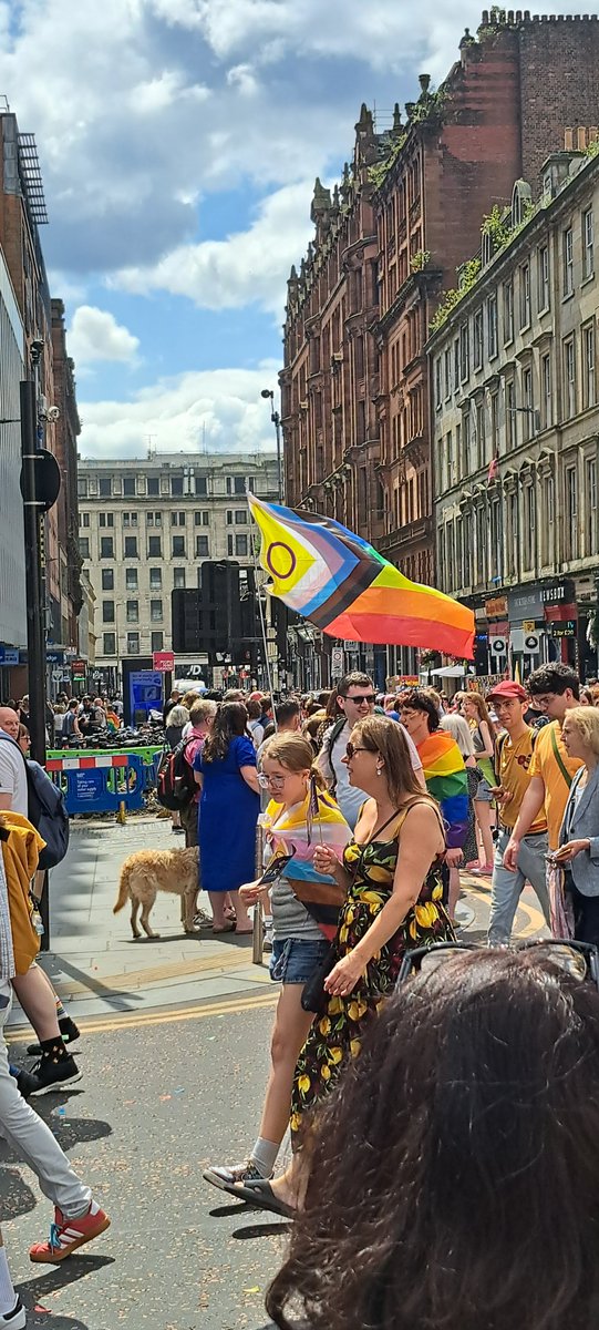 BalandHeather's tweet photo. Brilliant day at Glasgow Pride 🌈 https://t.co/FEm8RD1b85