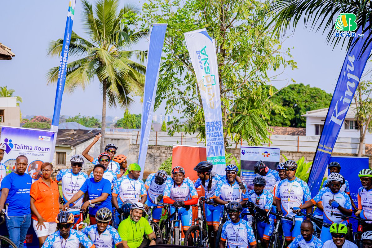 BcabBank's tweet photo. ⚪🟢À la BCAB S.A., nous croyons qu'une entreprise se mesure aussi par son impact sur la société.
C'est avec fierté que nous soutenons la 4ᵉ édition de "Roulons pour les enfants autistes au Burundi", organisée par le @Zindukaclub en partenariat avec le centre @AutismeKoum . https://t.co/U7f0bCBbSt