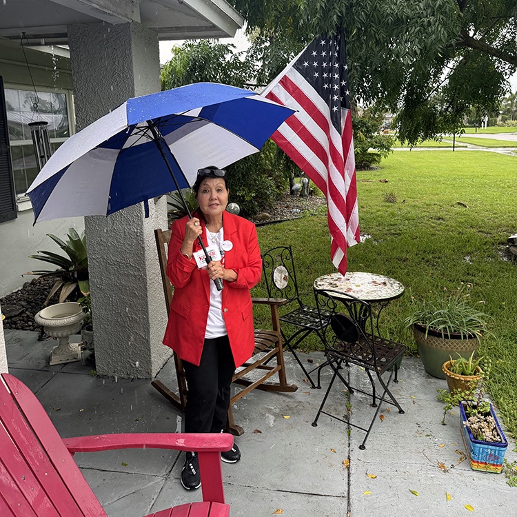 BelindaKeiser's tweet photo. Super Saturday: Rain or Shine

Rainy weather did not slow Belinda Keiser and #TeamKeiser down today.

Belinda and our volunteers were out across Florida’s 22nd Congressional District, bringing her America First message directly to Republican voters and demonstrating the energy and determination fueling this campaign.

The message from voters at the door was clear: They want a proven conservative leader who will stand with President Trump, defend our values, and deliver results in Washington.

More yard signs are going up throughout the district, a visible sign that grassroots support for our campaign is growing.

Learn more about how to get involved at https://t.co/iNyyeiIdoB.

#FL22