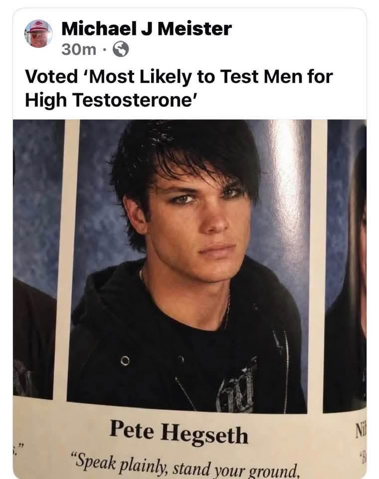 RDNielson's tweet photo. @mmpadellan @charise_lee This high testosterone Pete? https://t.co/Jc714xdSfe