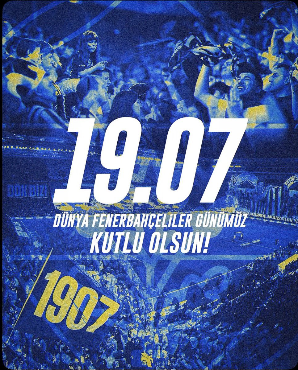 taskineminn's tweet photo. İyi'ki 
Her daim 
Her zaman 
En büyük FENERBAHÇE 
Dünya Fenerbahçeli'ler günü kutlu olsun. 💛💙 https://t.co/ogTdFmi829