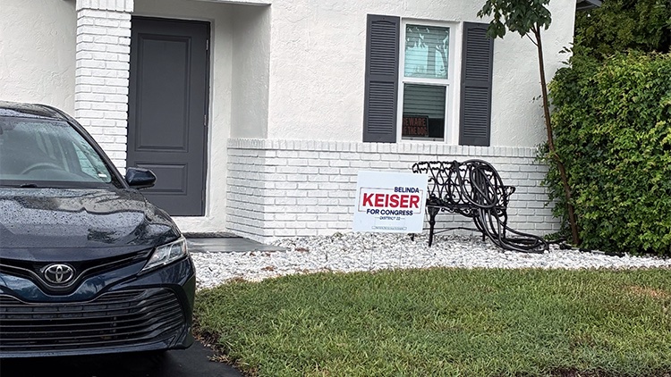 BelindaKeiser's tweet photo. Super Saturday: Rain or Shine

Rainy weather did not slow Belinda Keiser and #TeamKeiser down today.

Belinda and our volunteers were out across Florida’s 22nd Congressional District, bringing her America First message directly to Republican voters and demonstrating the energy and determination fueling this campaign.

The message from voters at the door was clear: They want a proven conservative leader who will stand with President Trump, defend our values, and deliver results in Washington.

More yard signs are going up throughout the district, a visible sign that grassroots support for our campaign is growing.

Learn more about how to get involved at https://t.co/iNyyeiIdoB.

#FL22