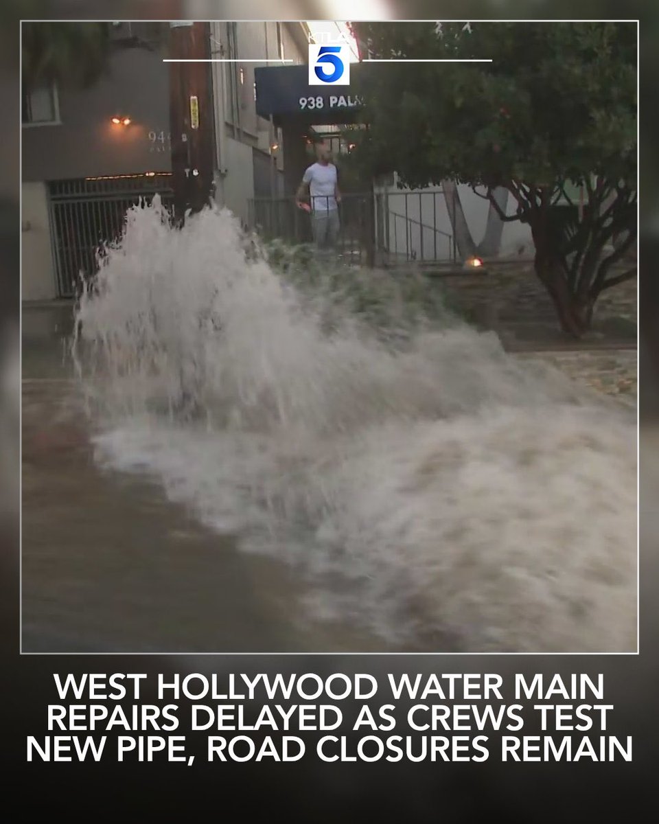 TechForBabies's tweet photo. The street in Los Angeles has a leak,
And water splashes all around the street.
The Sunset Boulevard is broken down,
And makes a giant puddle in the town https://t.co/yJsTwSRoTb