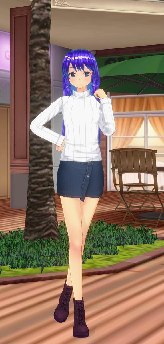 Maria_Icemagic's tweet photo. 真莉愛「おはよう。今日も休みだ。連休は楽しもうか」
#カスタムキャスト https://t.co/dMScruDMhz