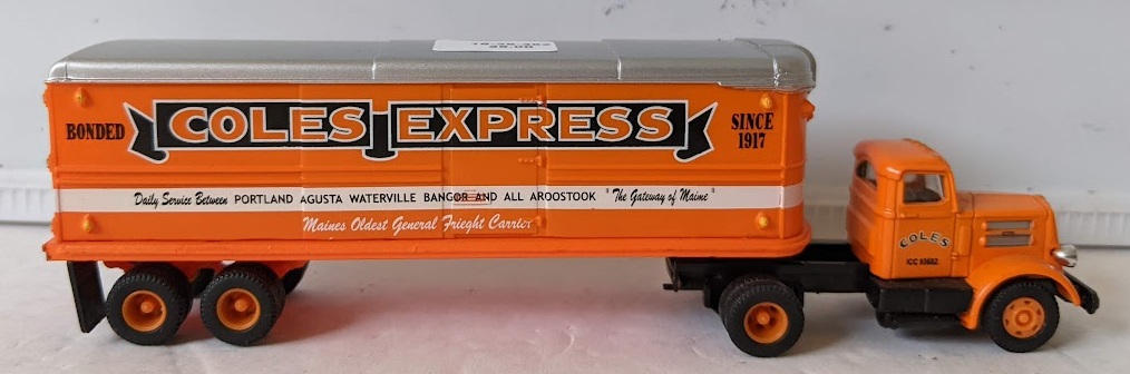 trainmodelling's tweet photo. New in the depot - Coles Express Truck and Trailer (18-35-382) #modeltrain #train #HOscale https://t.co/5XoitRGZzg