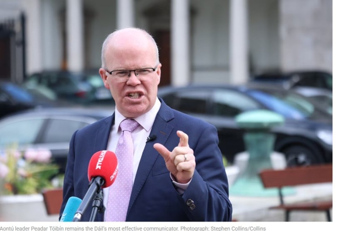 AontuIE's tweet photo. The Irish Times named Aontú leader Peadar Tóibín as the joint Best Opposition TD today. 

They stated that he is the Dáil's best communicator. 

It's easier to communicate when you believe what you say. 

https://t.co/mhhwJby09B

https://t.co/gXva5AWPm8 https://t.co/I2DyYw252o