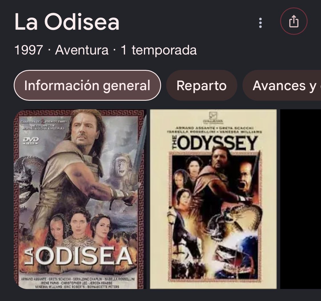 soyalew's tweet photo. Esta película de la Odisea para mi esta infravalorada. Actualmente es muy difícil encontrarla en Latino HD. Si la encuentran véanla esta buena 👌🏻. https://t.co/t4BKbbi7xJ