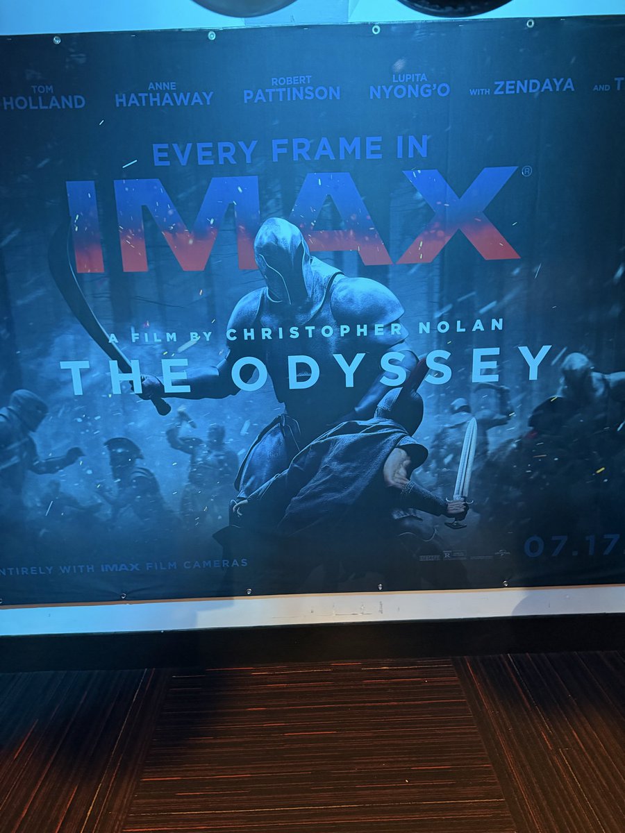 LSV1011's tweet photo. 70MM IMAX Oddysey was one of the best movie experiences I’ve had 10/10 https://t.co/5huJvfLAGt
