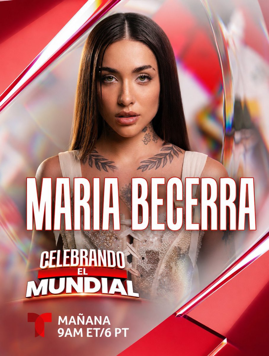 becerracolombia's tweet photo. Maria Becerra se presentará desde Nueva York en el especial "CELEBRANDO EL MUNDIAL" de Telemundo previo a la final de la Copa del Mundo. 🗽

El programa comienza a las 10AM ARG 🇦🇷 | 8 AM COL 🇨🇴 y se televisa por el canal oficial de Telemundo. https://t.co/kRmLMkE1p3