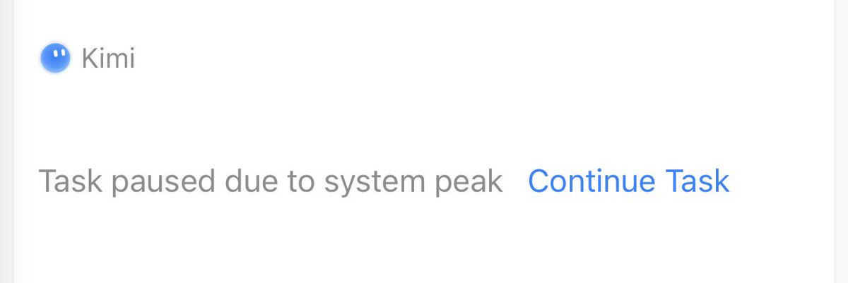 ailearningai's tweet photo. Hundreds of tweets today about how great ai model Kimi is. I tried a simple question 5 times today and every time I got this reply. Are people getting paid or what ? https://t.co/MZh7P4j5kP