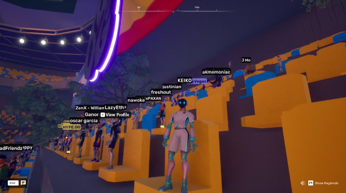 2301Im's tweet photo. There was something special about LA FINALE tonight @OtherGamesXYZ @honeybd @Timmygspt @dippylvs @morethenhype @MakaveliDlaCruz
The maze felt alive, the lights, the movement… everything created a unique and captivating atmosphere https://t.co/SYswz3gM8o