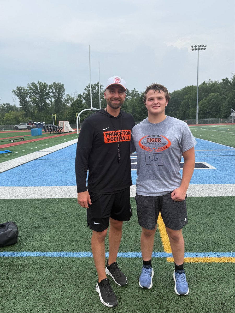 TJRubsamen's tweet photo. Despite the weather inconveniences, I had some good throws at Princeton! I got some good feedback from my position coach. It was fun to go with one of my receivers as well who did great.  
@CoachRosenbaum @CoachBobSurace @joebouffardusa @pjgalullo @NonneCHIEFSfb @scott_lynchy https://t.co/rHOevXMlu4