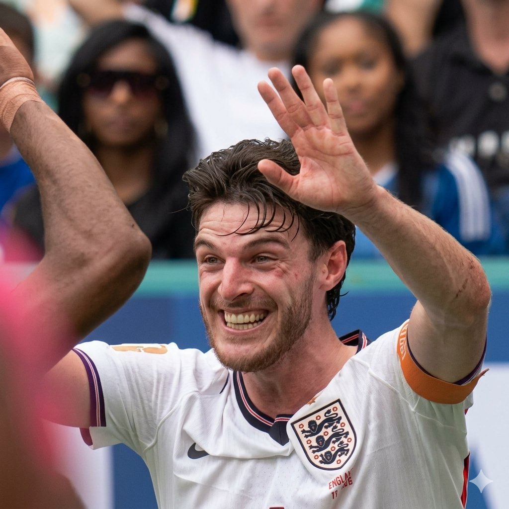 DMW_HUB's tweet photo. 𝖣𝖾𝖼𝗅𝖺𝗇 𝖱𝗂𝖼𝖾.
 🏴󠁧󠁢󠁥󠁮󠁧󠁿 At 18 minutes played against France: 1 goal, 1 assist. Taking all that pre-match criticism and silencing it on the biggest stage. 

Pure world-class leadership! 👑🚀France 0-2 England. We are witnessing a masterclass. https://t.co/IzLAFesCE4