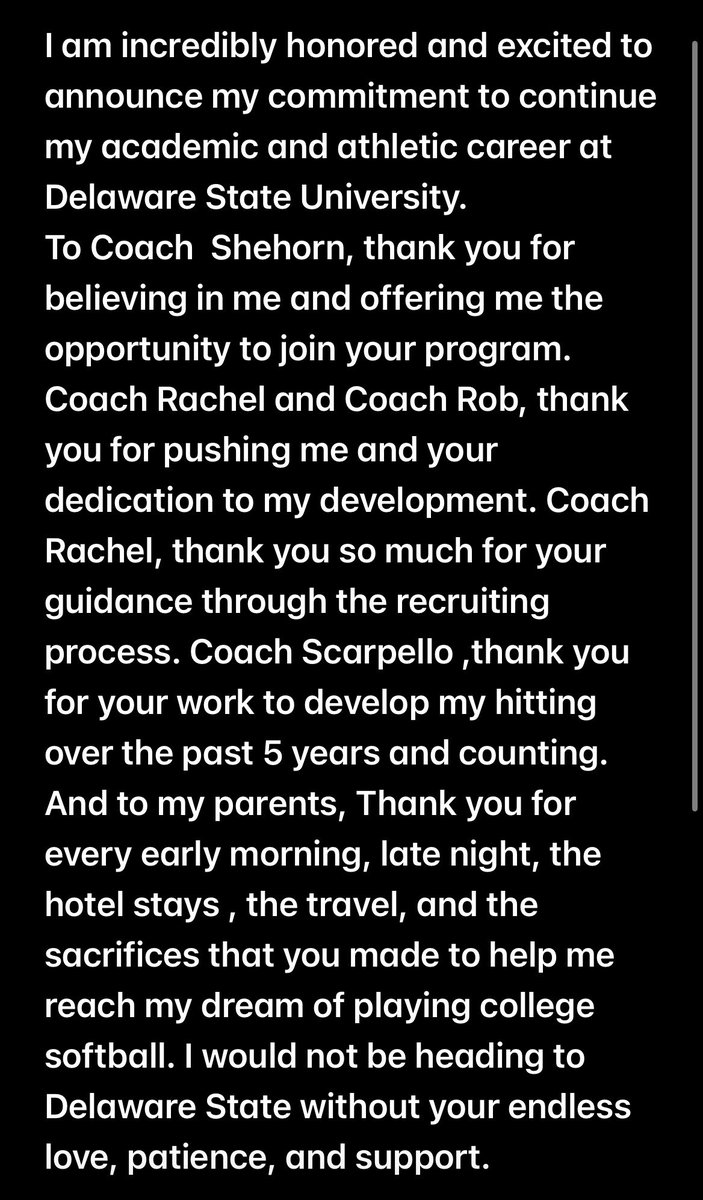 Isabellej09's tweet photo. Dreams do come true!! I'm so excited to be a hornet β€οΈπ©΅ #committed @DelStSB @starsnationalfp @StarsNatColeman @_coachrachel @CompleteGame @CoachScarpello https://t.co/SzXRNFomGH