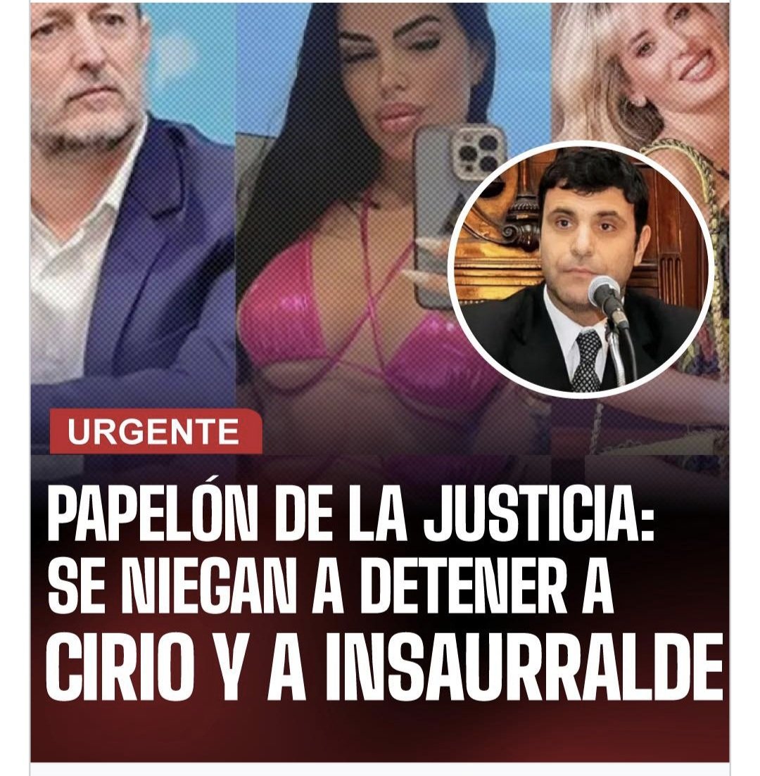 aloMecha's tweet photo. Decile al juez Armella lo que pienses. Este hdp rechazó el pedido de detención de estos 👇 https://t.co/52AYFuazIZ