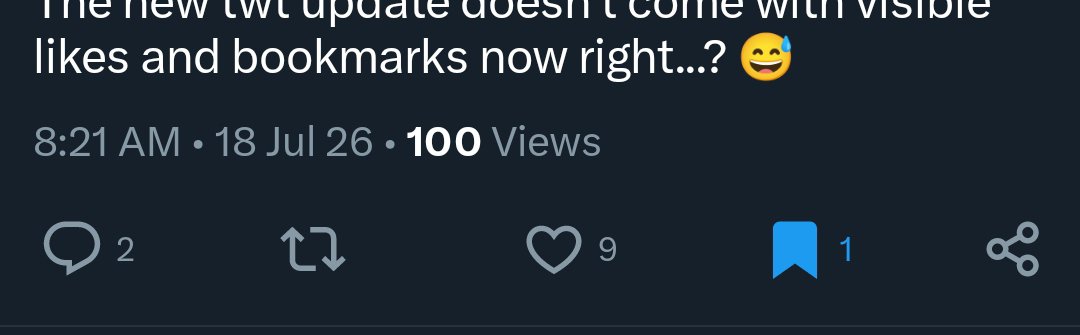 MarkTWTX's tweet photo. @dripplingsoda they are visible but you can't know who liked the post. same with bookmarks https://t.co/KljjEM6Zqu