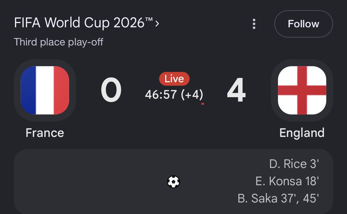 LaaffirHere's tweet photo. Rightraaa😒
#3rdPlacePlayOff
#FifaWorldCup
#France
#England https://t.co/Zffeyom9iM