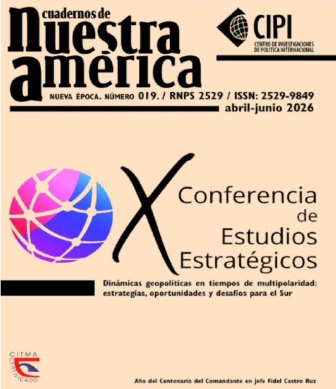 JoseRCabanas's tweet photo. Ya está a su disposición No. 019 (Nueva Época) de @CNA_CIPI
desde @CIPICuba
https://t.co/Z73Ur6Hsw9 https://t.co/EsCWyaGG0E