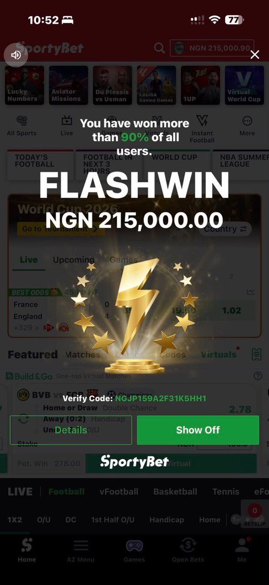 onaswurld's tweet photo. ✅ CASHED! 💰🔥
Receipts over noise🤑💸
If you tailed this… congratulations. 🤝💰
The next winning slip might be even bigger. 👀🔥 https://t.co/X35ld2G1x7