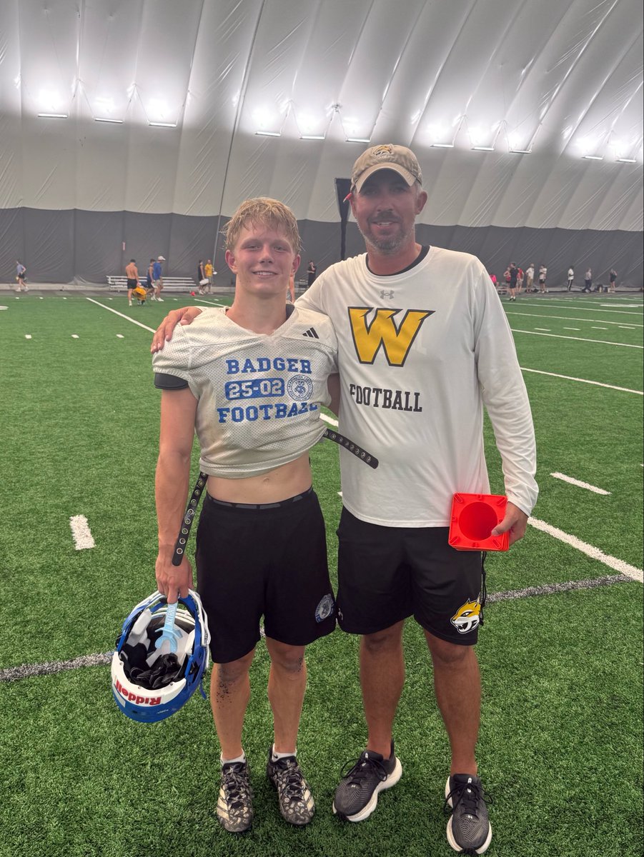 Lanemolacek's tweet photo. After a great day at camp I’m blessed to receive my first offer from @WayneStFootball Thank you @LMasters8 and @brohach3 for this opportunity. Can’t wait to visit this fall!
@Badger_FB @THEnebpreps @Warren_Academy @NENextt @PRZ_OscarG @ReplaySports3 @PrepRedzoneNE https://t.co/Tp40DSaglo