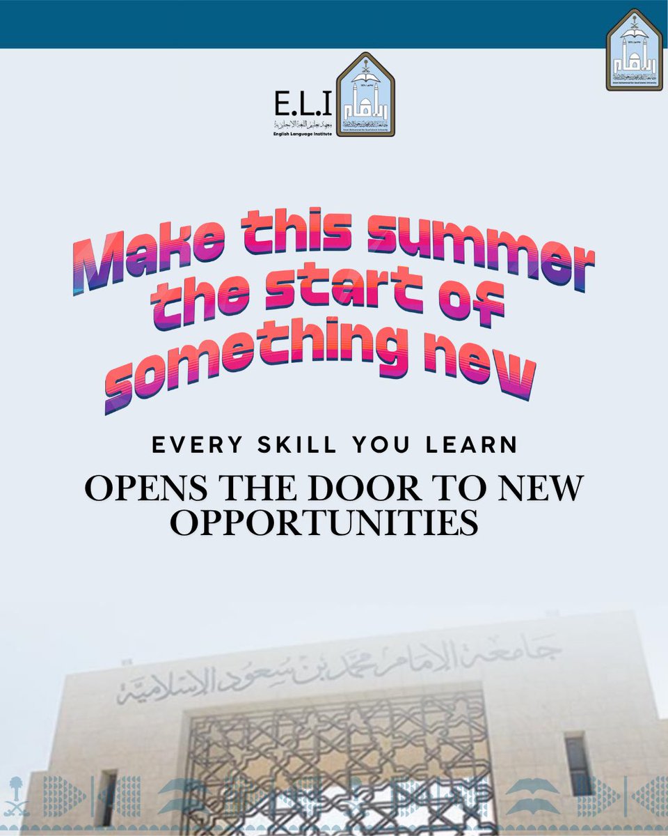 Eli_imsiu's tweet photo. Dear #IMSIU students,
Your Summer. Your Growth. Your Future. 🌟
#ELI_IMSIU https://t.co/pECeNZ9MF3