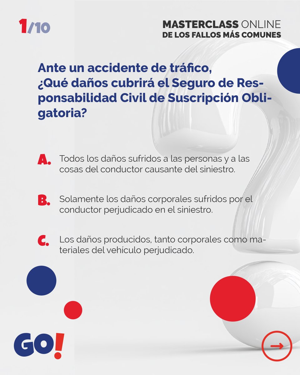 GOAutoescuelas's tweet photo. ⚠️ Sabemos todas las preguntas y también las respuestas ⚠️ 

Y tú las puedes saber también si te apuntas a nuestra Masterclass online exclusiva y en directo para destripar los errores más frecuentes del examen teórico de la #DGT. Compartimos aquí algunos de ellos. 
#falloscomunes https://t.co/9UJQICdsAa