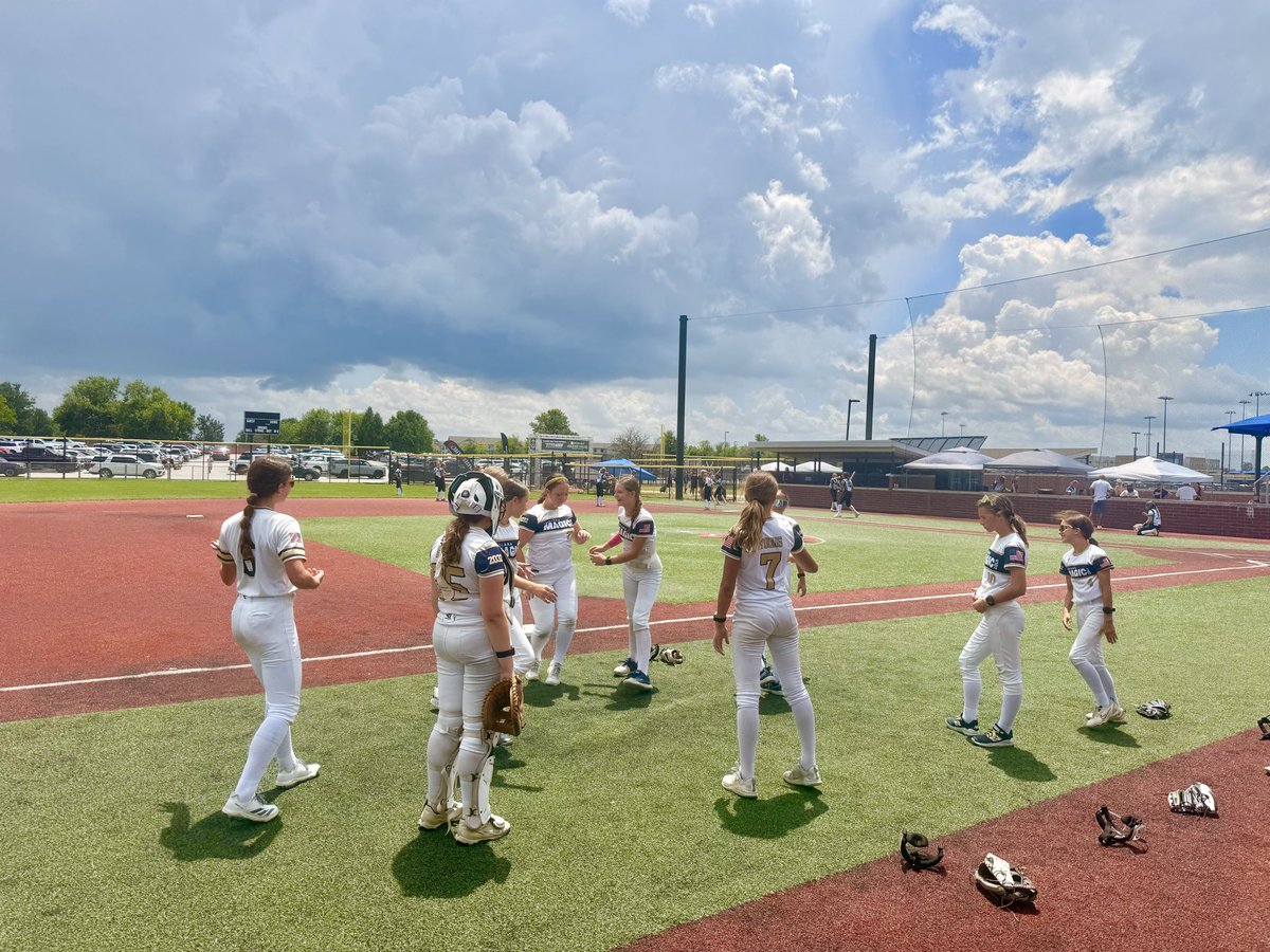 IMG2032Softball's tweet photo. 🥹 As our 11U season officially comes to an end at AFCS today, it's hard to put into words just how proud we are of this incredible group of young ladies. 🫶🏼

This team gave us everything they had and more. They competed until there was nothing left in the tank. They battled through adversity and injuries throughout the season, pushed through sore and growing bodies, and never stopped believing in one another. That's the kind of team they became. A true unit. 👩🏽‍🐰‍👩🏼

We close out our 2025-2026 season with an overall record of ⭐️57-43-3⭐️, competing exclusively against top-level 11U and 12U competition throughout the country. We intentionally chose the harder path each year for this team because we believe growth happens outside of your comfort zone. These girls embraced that challenge every single weekend playing and practicing. 

The wins were fun, but the development is what we're most proud of. 🤩

Over the course of this season, we've watched these athletes transform. Their softball IQ has grown tremendously. Their confidence has skyrocketed. Their resilience has been tested time and time again, and they've continued to answer the call. They learned what it means to compete with grit, to trust their teammates, and to fight for something bigger than themselves. #LONGGAME 🙏🏻

🔹To our players—thank you for trusting not only myself but my coaching staff and believing in the IMG process. Your future is incredibly bright. The foundation has been built, the path is clear, and this group possesses elite talent for such a young age. The best chapters of your softball journey are still ahead. 📚

As we turn the page 📖 and officially become a second year 12U team this fall, we couldn't be more excited. Our roster is rock 🪨 solid, our expectations are very high, and we're ready to continue competing in the best tournaments across the country with no backing down. We don't shy away from playing the best because we know that's where champions are developed. There is simply no better way to grow than by competing. 💪🏻

🔹None of this happens without an incredible support system. 💙 To our IMG organization- Brian and Steph, National, Futures, and Regional Coaches support—thank you for believing in our vision and continuing to invest in our athletes. 

🔹To our team parents—thank you for every mile driven, every hotel stay, every late night, every early morning, every sacrifice, and every ounce of support you've poured into this team and culture. It truly takes a village, and we are beyond thankful for ours. 

To my coaching staff— Coach Andy, Coach Madison, Coach Logan, Coach Vanessa, Coach AJ, and even Coach Carlos—thank you for the countless hours you've invested into these girls. Thank you for your passion, your commitment, and for developing each player with patience and purpose. I couldn't do this without each of you, and I'm incredibly grateful to coach alongside such an amazing group of people and the culture we have built together over the years. 👏🏻 Thank you for making this season one we'll never forget.

I am so proud of these girls and who they’ve become, even more than what you've accomplished this season but ready for the next step together and our 🆕 identify on who we are becoming!! 👀⭐️👀

The work doesn't stop here. 👏🏻👏🏻

The standard has been set.
The foundation is strong.
The future is oh so bright.

The sky is the limit for our next group.

Here's to an unforgettable 11U season... and an even bigger 12U journey with BIG goals ahead.

The best is yet to come. ⭐️

-Coach Christina DuPlessis 

🖤AFCS 12U National Results🖤: 
(3-4 Tournament Play)

⭐️ Team BA .324 |  OBP .402 | .452 SLG
3 Athletes hitting over .400 👏🏻👏🏻
🔹E. Eiseman .524 | OPS 1.470 | SLG .905
🔹B. Bales .455 | OPS 1.156 | SLG .636
🔹K. Serie .450 | OPS 1.026 | SLG .550
⭐️ 61 Team Hits, 38 RBIs, 20 BBs, 84% C% 
⭐️ P. Childers reached 100 K’s this Spring!
⭐️ .926% Team FPCT 🌾  LOCK DOWN D! 🔒

#GoldBlooded #IndianaMagicGold #IMG2032