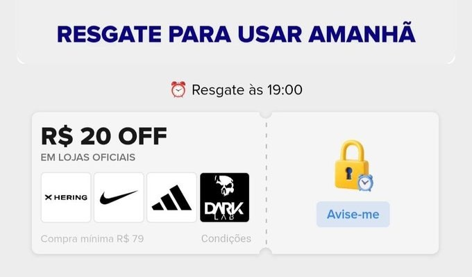 tn_promos's tweet photo. 🟡 Cupom Mercado Livre - Lojas Oficiais

🎟 R$20 OFF Acima de R$79

1⃣ Entre pelo app aqui 👇
https://t.co/jYwGZzHGxC
2⃣ Clique em "Inicio" no menu
3⃣ Clique no Banner cupons relâmpago 
4⃣ Resgate o cupom https://t.co/dXcwumHtKg