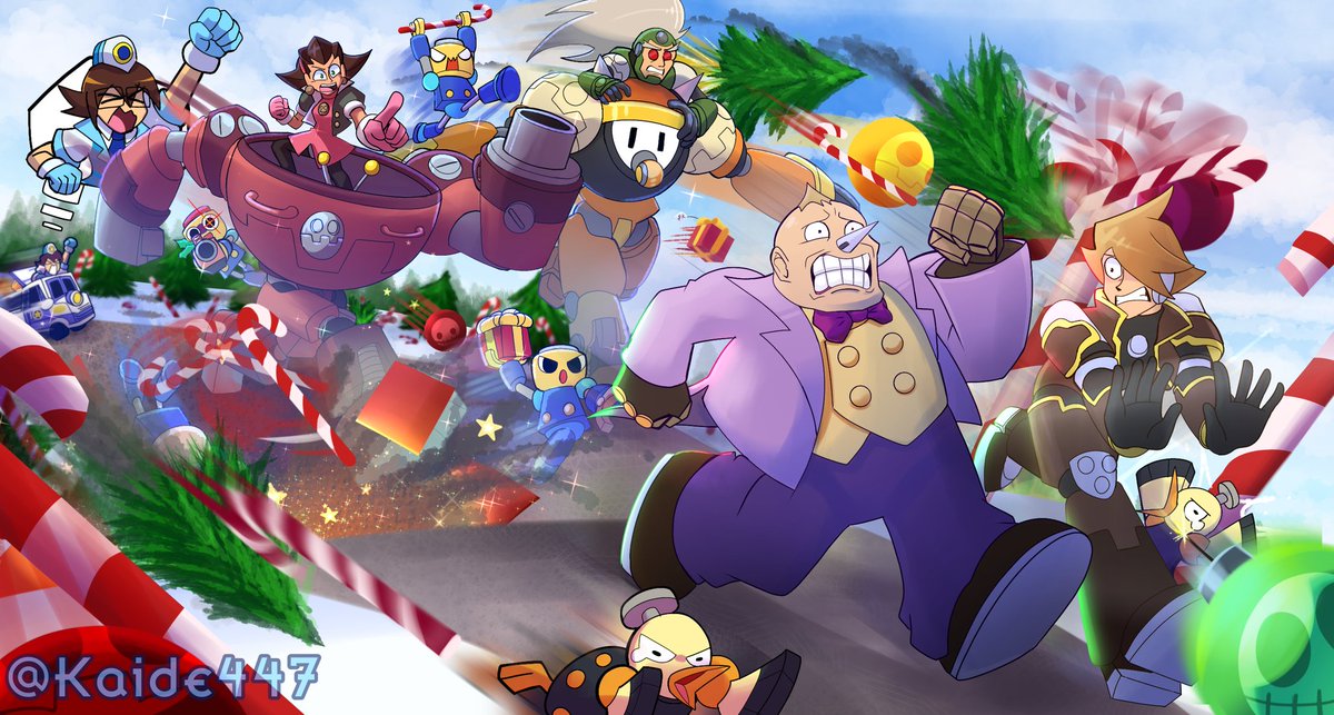 Kaide447's tweet photo. Meanwhile, outside of the ruins...

Both Glyde and Lex Loath were never heard from again.
Probably.
#MegamanLegends https://t.co/LfeE1gOHDY