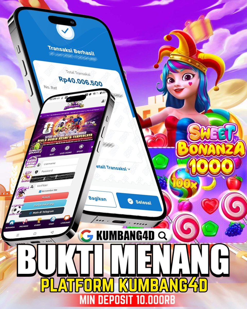 kumbangGacor's tweet photo. KUMBANG4D SITUS GAMPANG CARI CUAN
https://t.co/mg75kQWjuh
✅PROMO TERBARU KUMBANG4D✅
🔥BONUS NEW MEMBER 20%
🔥BONUS DEPOSIT 10%
#kumbang4d #kumbang4dlogin #kumbang4dsport #VirgendeFátima #virałpost #virushka #BitcoinHalving #Bitkoin #dummypiece_stalinbro https://t.co/qCcEzZjBlx