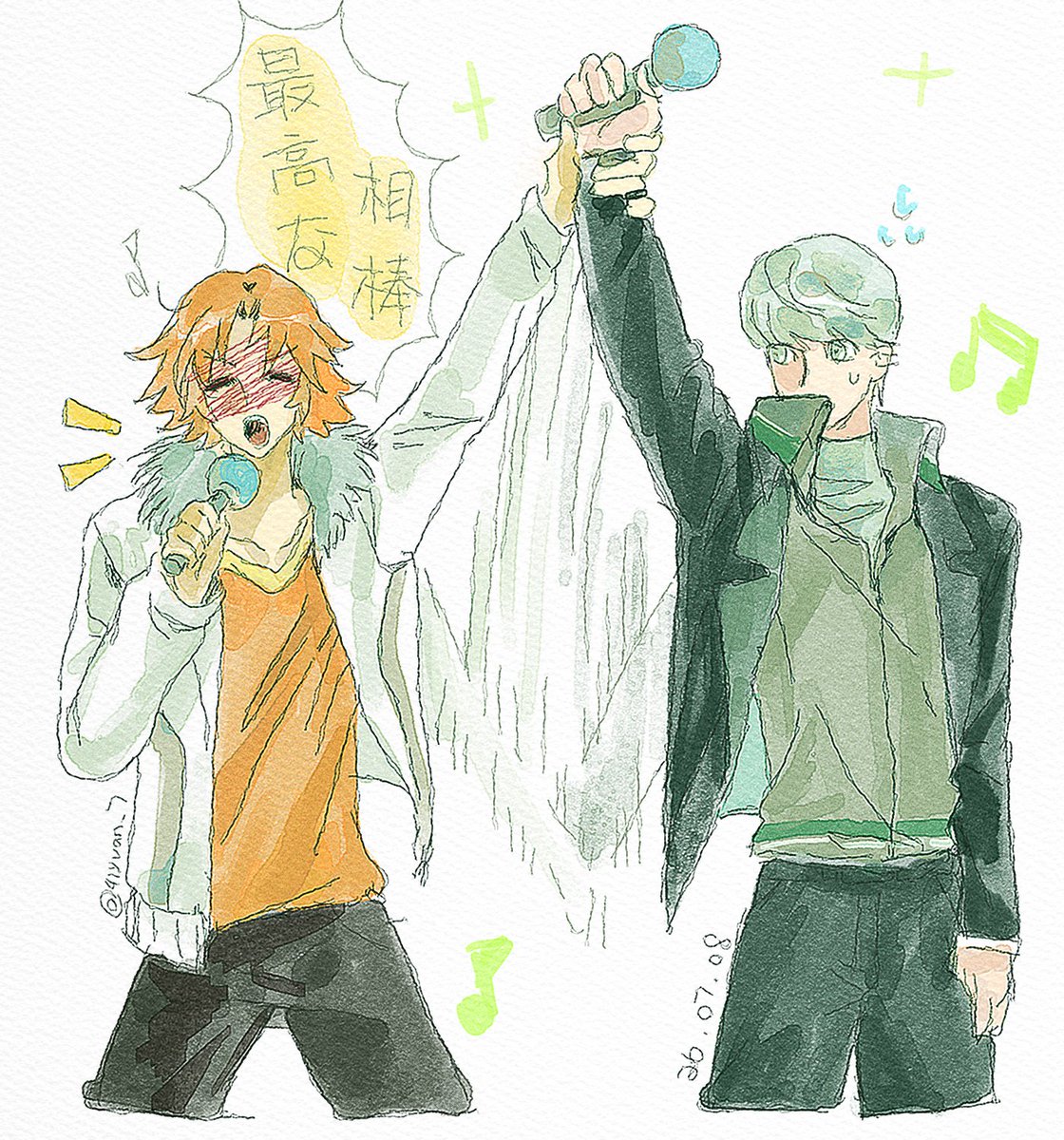 qiyuan_7's tweet photo. #主花 #souyo 
之前画的一些主花 https://t.co/j7J8fAUZVk