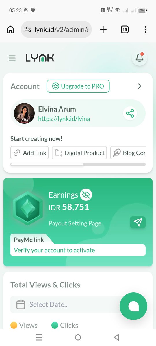 Vina_creator's tweet photo. Nah yg aku suka dari threads adalah algoritmanya cepet banget nyampek ke orang- orang yg relate.

Jadi kemungkinan dapet cuan ada banget dari situ .

Bisa dijadikan opsi kedua sebelum berkarier ke X , untuk menopang hidup dulu lah ...

Pagi ini udah dapet segini ,semoga nanti siang 200k.Aminnnnn