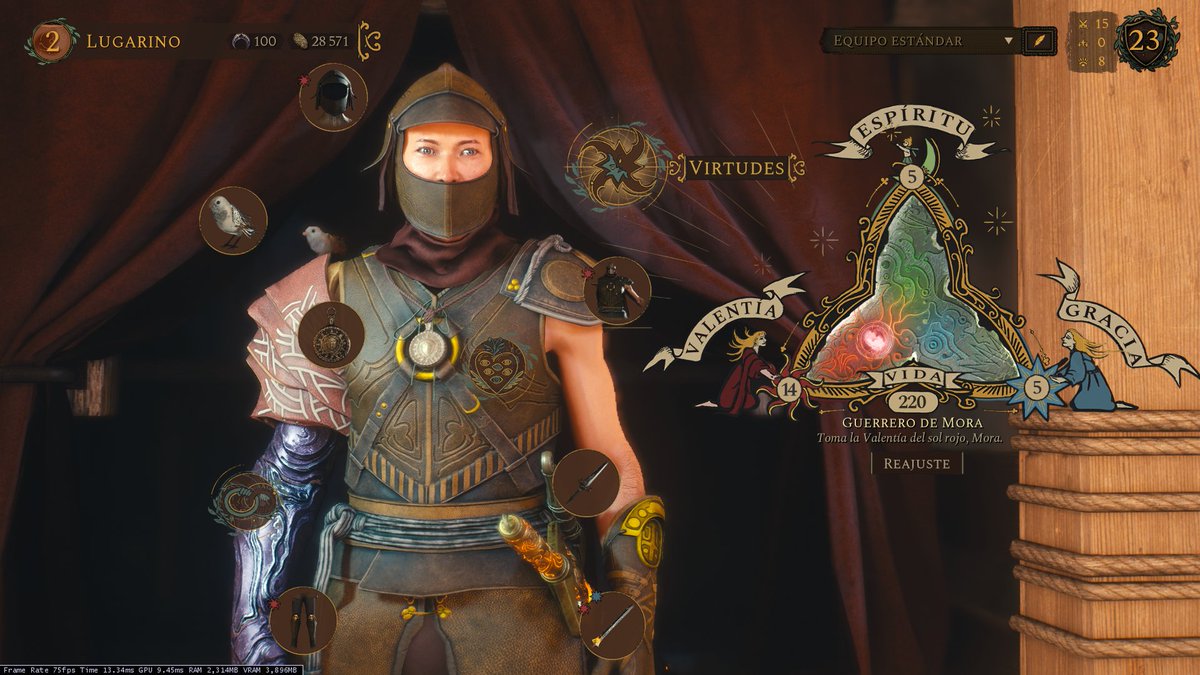 LugarinoJK's tweet photo. Actualmente lo llevamos asi al personaje Valentia/Tethren. Voy a ir subiendo el progreso del personaje por aca para darle mas vida a la cuenta y que no sea solo enlaces del stream xd

#Soulframe #DigitalExtreme #Twitch https://t.co/TCEo46Awap