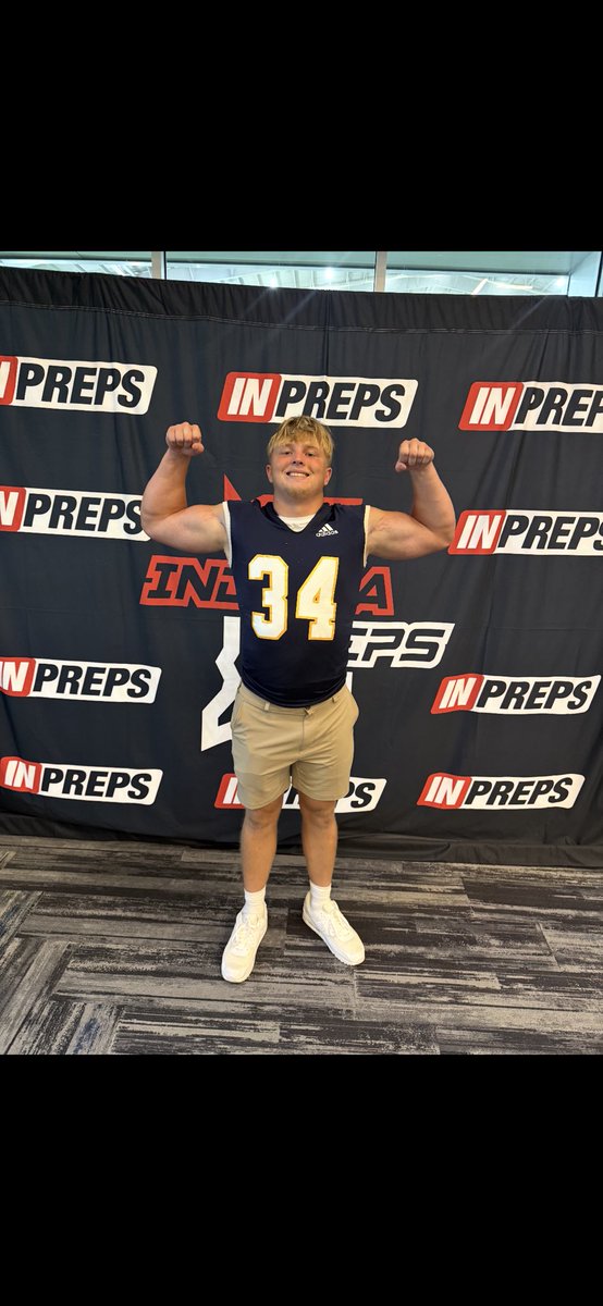 B_farmer18's tweet photo. Had a great day at Indiana Preps media day! Enjoyed the interviews and being with the best in the state! @IndianaPreps https://t.co/y9b9QGjI6J