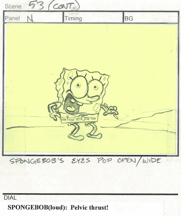 ArtofSpongebob's tweet photo. A drawing from "Bubblestand." https://t.co/YaPcE6BuL5
